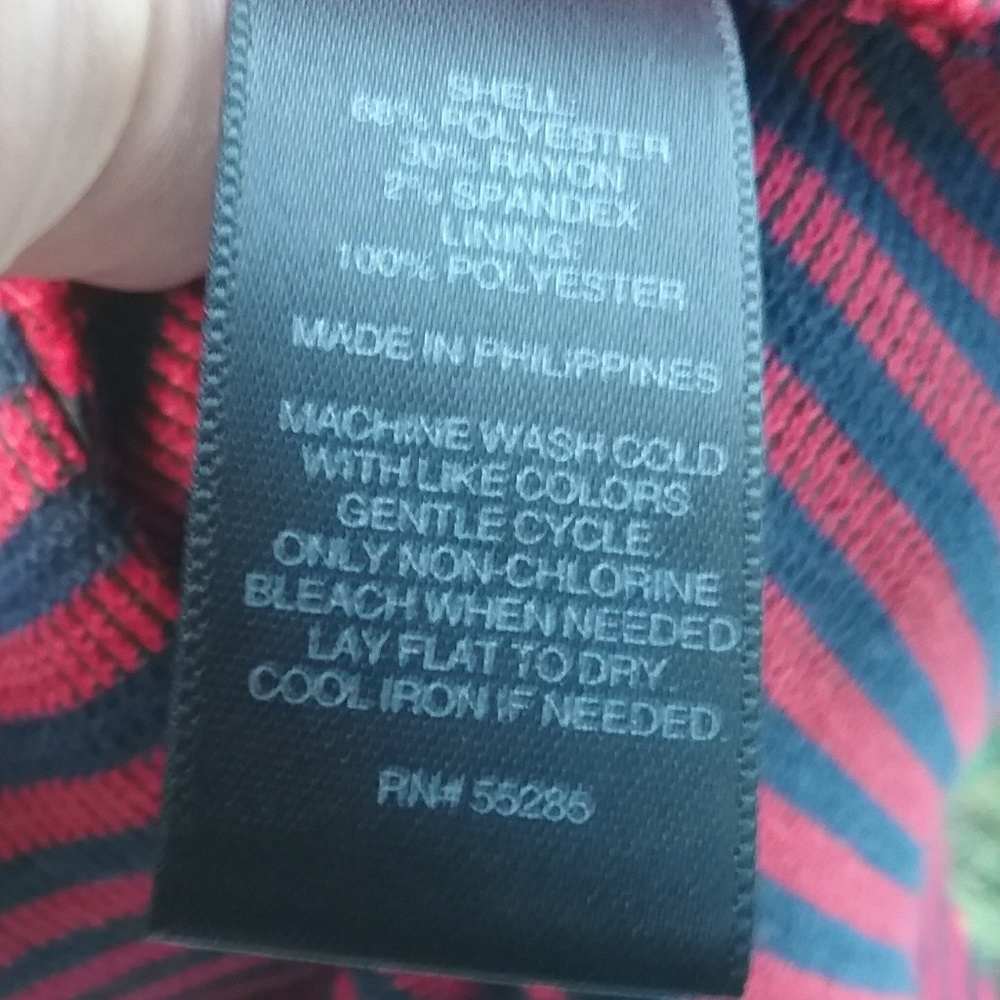 Express Striped Sleeveless Skater Dress - Picture 6 of 8